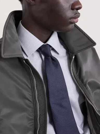 Tom Ford Prince of Wales Checked Cotton-Poplin Shirt - Men | Thumbnail 5 Tom Ford Prince of Wales Checked Cotton-Poplin Shirt - Men | Thumbnail 5