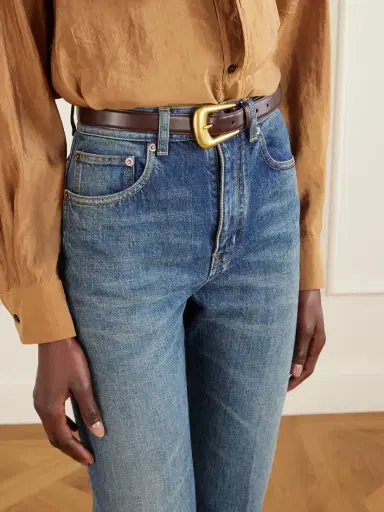 Saint Laurent Folk Leather Belt | Thumbnail 2 Saint Laurent Folk Leather Belt | Thumbnail 2