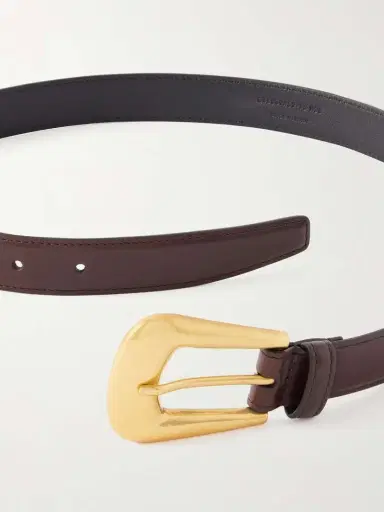 Saint Laurent Folk Leather Belt | Thumbnail 3 Saint Laurent Folk Leather Belt | Thumbnail 3