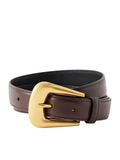 Saint Laurent Folk Leather Belt | Thumbnail 1 Saint Laurent Folk Leather Belt | Thumbnail 1