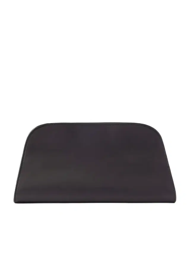 The Row Peggy Leather Clutch