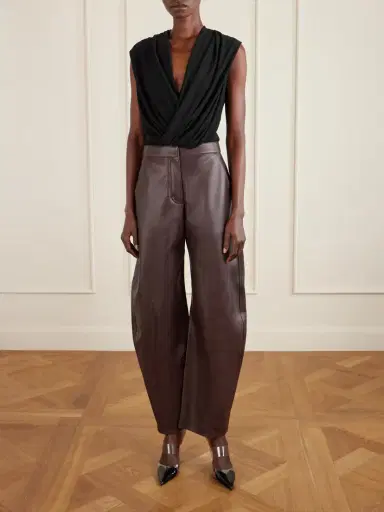 Alaïa Hooded Draped Jersey Bodysuit | Thumbnail 2 Alaïa Hooded Draped Jersey Bodysuit | Thumbnail 2