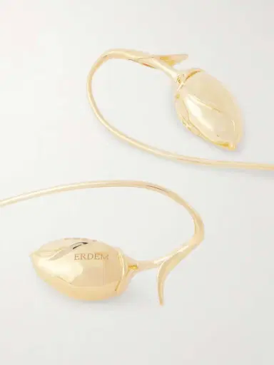 Erdem + The Royal Mint Gold-plated Silver Earrings | Thumbnail 3 Erdem + The Royal Mint Gold-plated Silver Earrings | Thumbnail 3