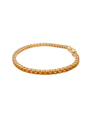 Wish Fine Jewelry 5.65cts Citrine 18K Gold Tennis Bracelet | Thumbnail 1 Wish Fine Jewelry 5.65cts Citrine 18K Gold Tennis Bracelet | Thumbnail 1