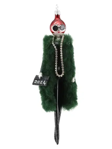 De Carlini Soffieria Ginny Fashion Lady Ornament | Thumbnail 1 De Carlini Soffieria Ginny Fashion Lady Ornament | Thumbnail 1