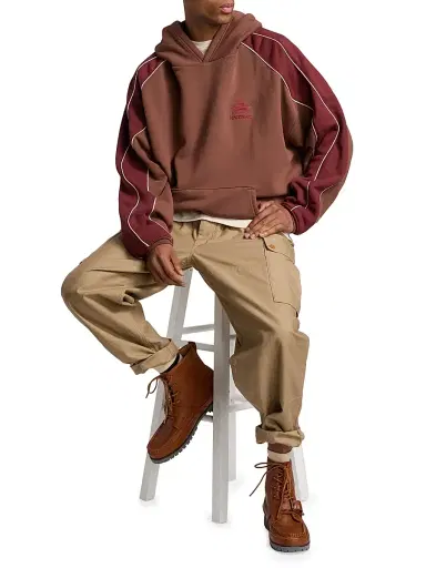 Nahmias Men's Ollie Knit Hoodie - Vintage Burgundy Fleece - Size XXL | Thumbnail 2 Nahmias Men's Ollie Knit Hoodie - Vintage Burgundy Fleece - Size XXL | Thumbnail 2