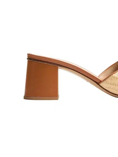 Valentino Garavani Women's Vlogo Signature 60MM Slide Sandals in Raffia | Thumbnail 6 Valentino Garavani Women's Vlogo Signature 60MM Slide Sandals in Raffia | Thumbnail 6