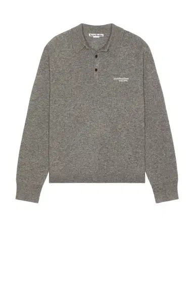 Acne Studios Kluxey Light Richard Yak Polo | Thumbnail 4 Acne Studios Kluxey Light Richard Yak Polo | Thumbnail 4