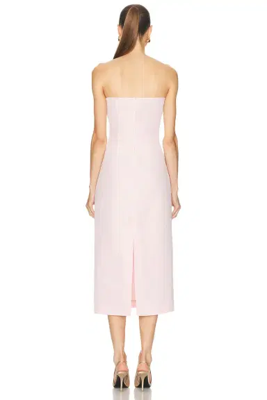 Magda Butrym Sculptural Strapless Midi Dress | Thumbnail 4 Magda Butrym Sculptural Strapless Midi Dress | Thumbnail 4