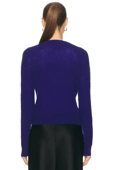 Enza Costa Cashmere Easy Long Sleeve Crewneck Sweater | Thumbnail 3 Enza Costa Cashmere Easy Long Sleeve Crewneck Sweater | Thumbnail 3