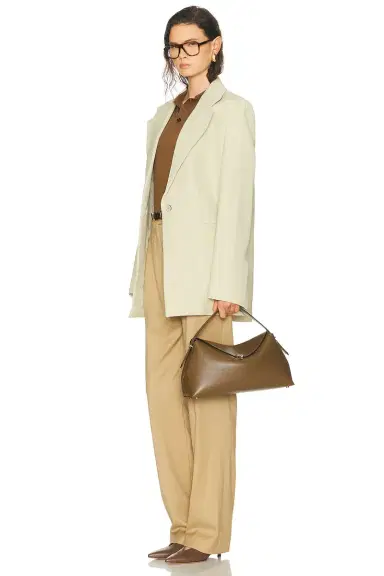 Toteme T-Lock Grained Leather Top Handle Bag | Thumbnail 2 Toteme T-Lock Grained Leather Top Handle Bag | Thumbnail 2