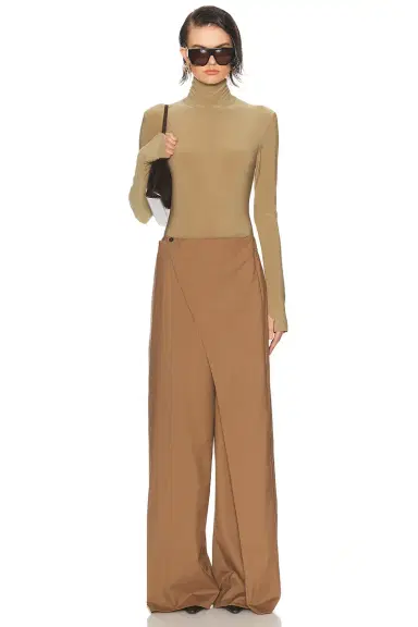 Norma Kamali Long Sleeve Turtleneck Bodysuit | Thumbnail 5 Norma Kamali Long Sleeve Turtleneck Bodysuit | Thumbnail 5