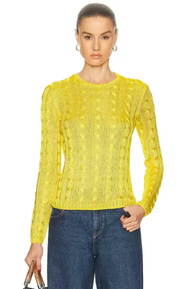 Ralph Lauren Collection Long Sleeve Sweater | Thumbnail 1 Ralph Lauren Collection Long Sleeve Sweater | Thumbnail 1