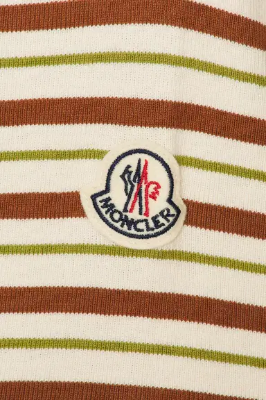 Moncler Lace Up Polo | Thumbnail 5 Moncler Lace Up Polo | Thumbnail 5
