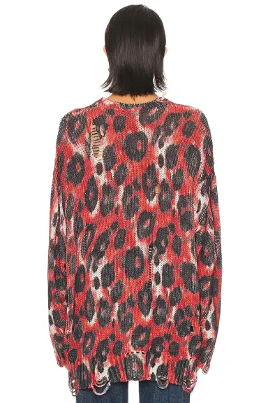R13 Printed Oversized Sweater | Thumbnail 3 R13 Printed Oversized Sweater | Thumbnail 3