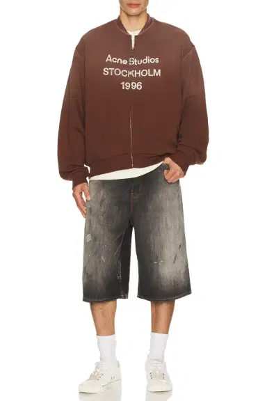 Acne Studios Judda Black Trafalgar Denim Short | Thumbnail 3 Acne Studios Judda Black Trafalgar Denim Short | Thumbnail 3