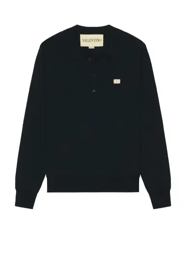 Valentino V Logo Signature Polo | Thumbnail 4 Valentino V Logo Signature Polo | Thumbnail 4