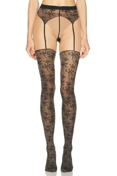 Wolford Passion Flower Tights | Thumbnail 1 Wolford Passion Flower Tights | Thumbnail 1