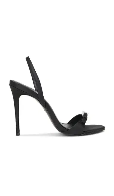 Black Suede Studio Romi 100 Sandal | Thumbnail 1 Black Suede Studio Romi 100 Sandal | Thumbnail 1