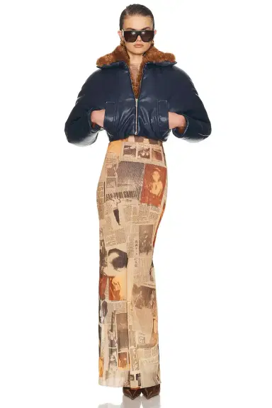 Atlein Cropped Aviator Jacket | Thumbnail 5 Atlein Cropped Aviator Jacket | Thumbnail 5
