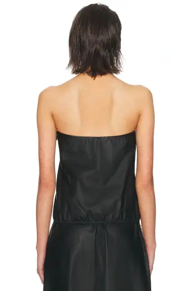 Alexander Wang Strapless Leather Bubble Top | Thumbnail 3 Alexander Wang Strapless Leather Bubble Top | Thumbnail 3