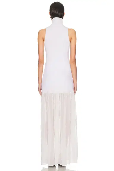 Enza Costa Airy Halter Turtleneck Dress | Thumbnail 3 Enza Costa Airy Halter Turtleneck Dress | Thumbnail 3