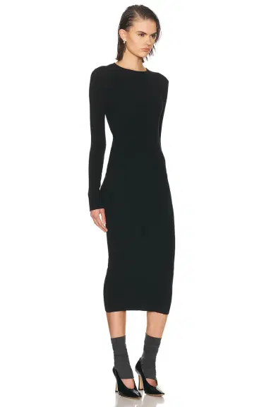 Fear of God Essentials Rib Long Sleeve Dress | Thumbnail 2 Fear of God Essentials Rib Long Sleeve Dress | Thumbnail 2