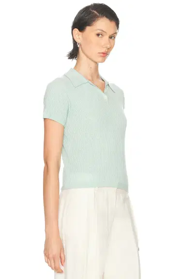 Guest In Residence Shrunken Polo Top | Thumbnail 2 Guest In Residence Shrunken Polo Top | Thumbnail 2