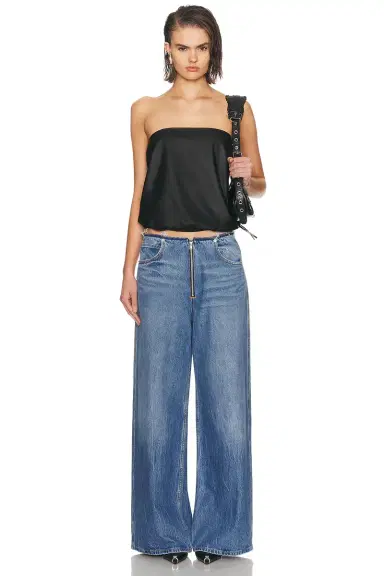 Alexander Wang Surge Low Rise Wide Leg | Thumbnail 5 Alexander Wang Surge Low Rise Wide Leg | Thumbnail 5
