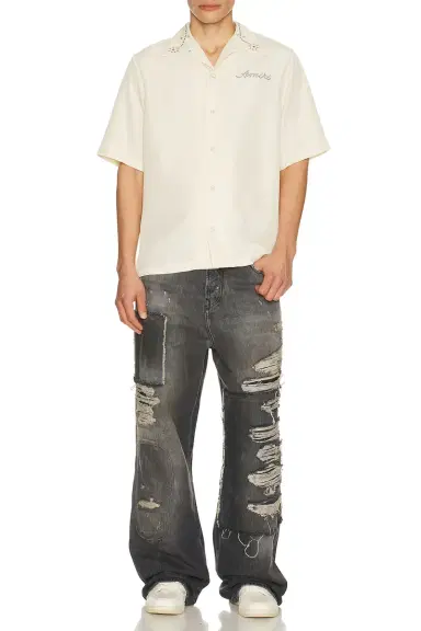 Amiri Stud Camp Shirt | Thumbnail 3 Amiri Stud Camp Shirt | Thumbnail 3