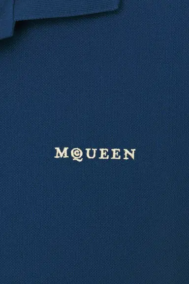 Alexander McQueen Logo Embroidered Polo | Thumbnail 5 Alexander McQueen Logo Embroidered Polo | Thumbnail 5