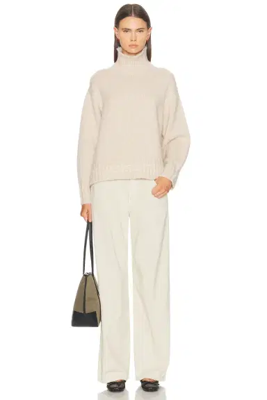 Guest In Residence Tipped Cozy Turtleneck Sweater | Thumbnail 4 Guest In Residence Tipped Cozy Turtleneck Sweater | Thumbnail 4
