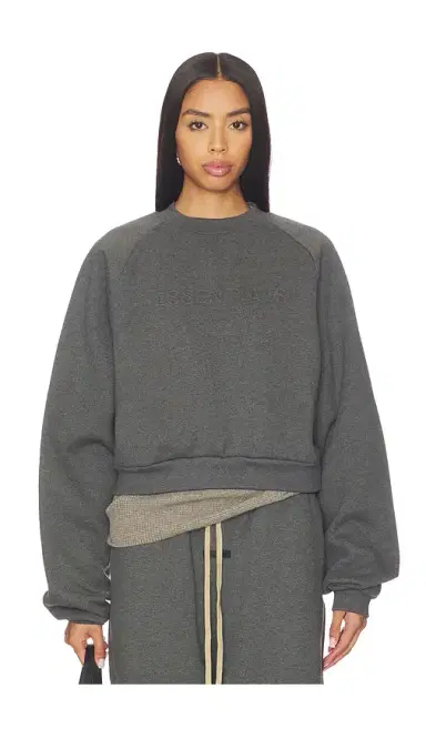 Fear of God Essentials 90's Raglan Sweatshirt | Thumbnail 1 Fear of God Essentials 90's Raglan Sweatshirt | Thumbnail 1