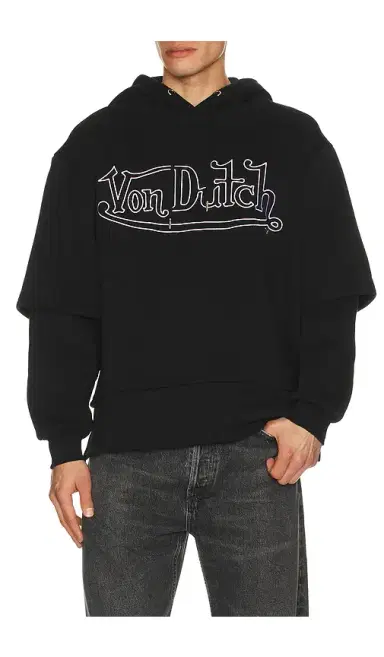 Von Dutch Logo 2Fer Hoodie | Thumbnail 1 Von Dutch Logo 2Fer Hoodie | Thumbnail 1