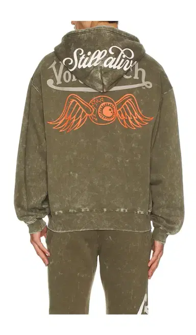 Von Dutch Oversized Zip Hoodie | Thumbnail 1 Von Dutch Oversized Zip Hoodie | Thumbnail 1