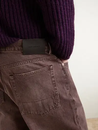 Our Legacy Third Cut Straight-Leg Pigment-Dyed Jeans - Men | Thumbnail 4 Our Legacy Third Cut Straight-Leg Pigment-Dyed Jeans - Men | Thumbnail 4
