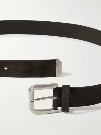 Brunello Cucinelli 3cm Suede Belt - Men | Thumbnail 2 Brunello Cucinelli 3cm Suede Belt - Men | Thumbnail 2