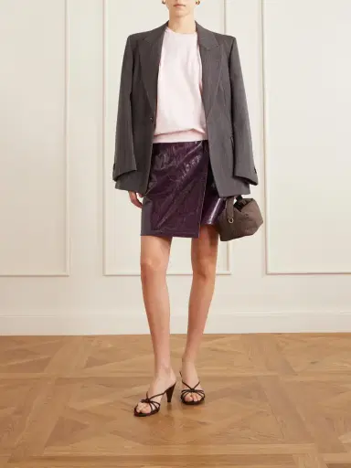 Co Leather Mini Wrap Skirt | Thumbnail 2 Co Leather Mini Wrap Skirt | Thumbnail 2