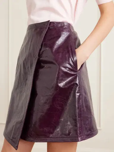 Co Leather Mini Wrap Skirt | Thumbnail 5 Co Leather Mini Wrap Skirt | Thumbnail 5