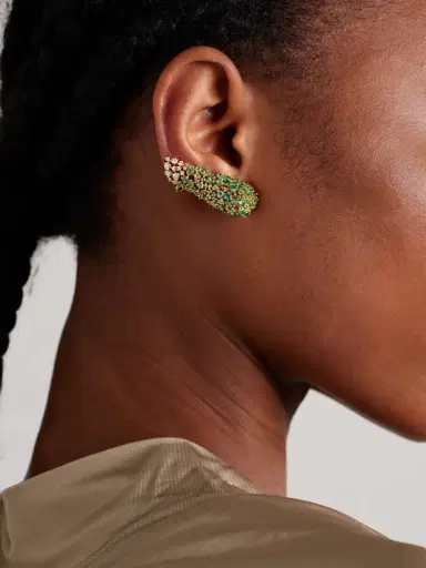 Ananya Scatter 18-karat Gold Multi-stone Earrings | Thumbnail 4 Ananya Scatter 18-karat Gold Multi-stone Earrings | Thumbnail 4