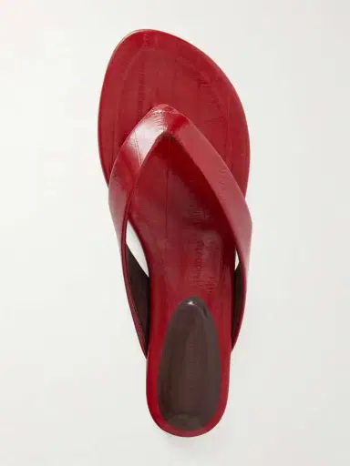 Le Monde Béryl Eel-effect Leather Thong Sandals | Thumbnail 6 Le Monde Béryl Eel-effect Leather Thong Sandals | Thumbnail 6