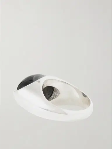 Loren Stewart Orb Sterling Silver And Agate Ring | Thumbnail 3 Loren Stewart Orb Sterling Silver And Agate Ring | Thumbnail 3