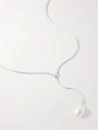 Loren Stewart Remier Sterling Silver Pearl Necklace | Thumbnail 4 Loren Stewart Remier Sterling Silver Pearl Necklace | Thumbnail 4