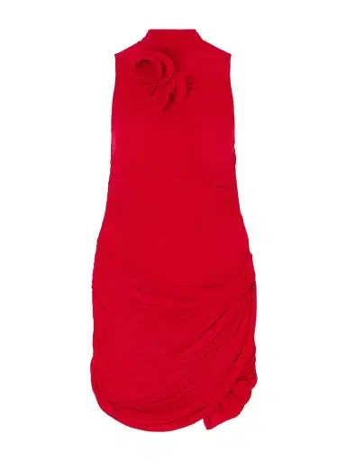Magda Butrym Ruched Jersey Mini Dress | Thumbnail 1 Magda Butrym Ruched Jersey Mini Dress | Thumbnail 1