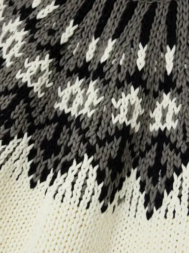 Altuzarra Marty Fair Isle Cotton Sweater | Thumbnail 4 Altuzarra Marty Fair Isle Cotton Sweater | Thumbnail 4