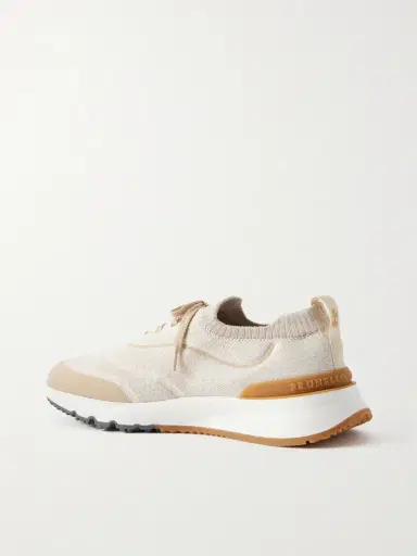 Brunello Cucinelli Stretch-Knit Sneakers - Men | Thumbnail 3 Brunello Cucinelli Stretch-Knit Sneakers - Men | Thumbnail 3