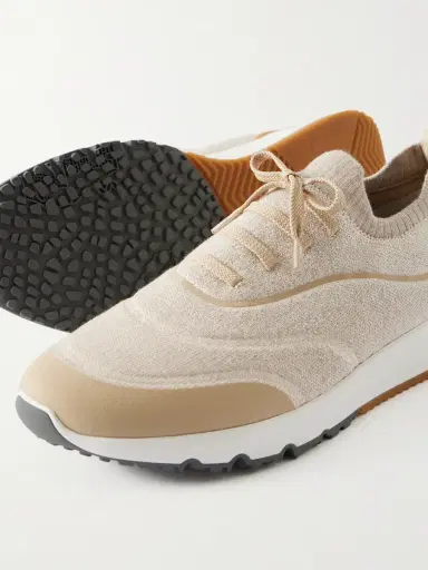 Brunello Cucinelli Stretch-Knit Sneakers - Men | Thumbnail 4 Brunello Cucinelli Stretch-Knit Sneakers - Men | Thumbnail 4