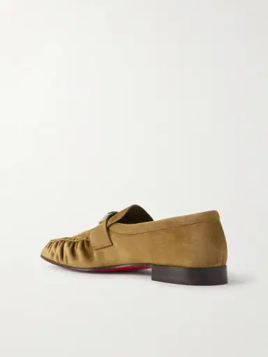 Christian Louboutin Mocallista Embellished Suede Penny Loafers - Men | Thumbnail 4 Christian Louboutin Mocallista Embellished Suede Penny Loafers - Men | Thumbnail 4