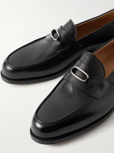 John Lobb Lopez Embellished Leather Penny Loafers - Men | Thumbnail 5 John Lobb Lopez Embellished Leather Penny Loafers - Men | Thumbnail 5