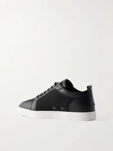 Christian Louboutin Rantulow Cotton-Twill and Leather Sneakers - Men | Thumbnail 4 Christian Louboutin Rantulow Cotton-Twill and Leather Sneakers - Men | Thumbnail 4